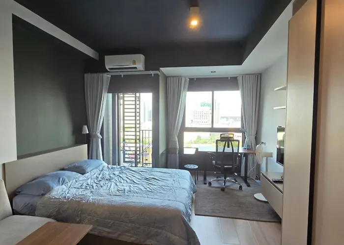 Fully Equipped Ideo Rama9-asoke, With Workstation