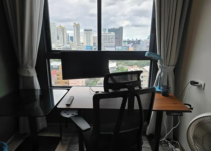 Fully Equipped Ideo Rama9-asoke, With Workstation * 방콕